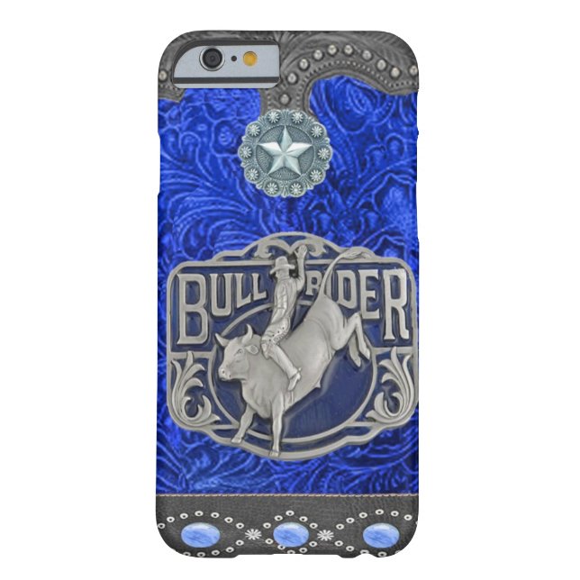 "Bull Rider" Western Rodeo iPhone 6 case (Back)
