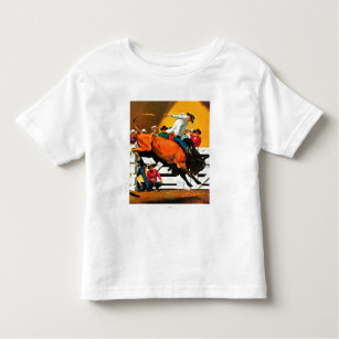 Bull Riding by Fred Ludekens Toddler T-Shirt