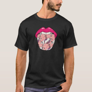 Bull Riding Lips Bullrider Rodeo Bull T-Shirt