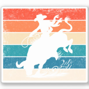 Bull Riding Rodeo Bull Riders Western Ranch Retro
