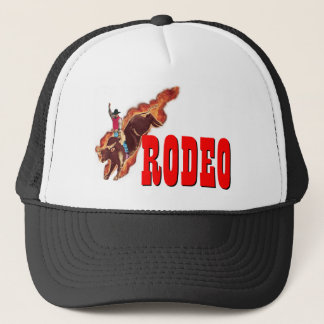 Bull riding rodeo cap