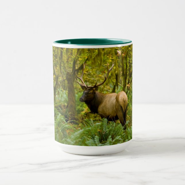 Bull Roosevelt Elk Mug (Center)