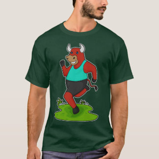 Bull Running Fitness  T-Shirt