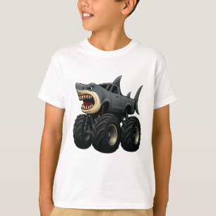 Bull Shark Monster Truck T-Shirt