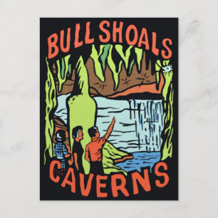 Bull Shoals Caverns Arkansas Travel Postcard