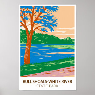 Bull Shoals - White River State Park Arkansas  Poster