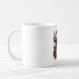 Bull Skull Halloween Cow Coffee Mug
