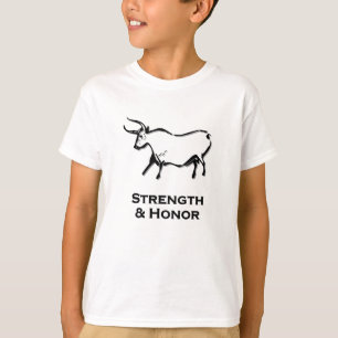 Bull Strength And Honour Black T-Shirt