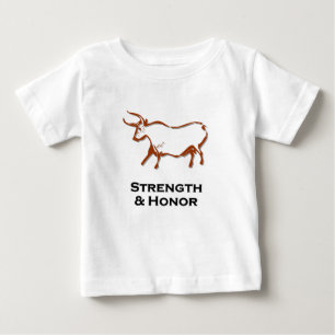 Bull Strength And Honour shirt Brown