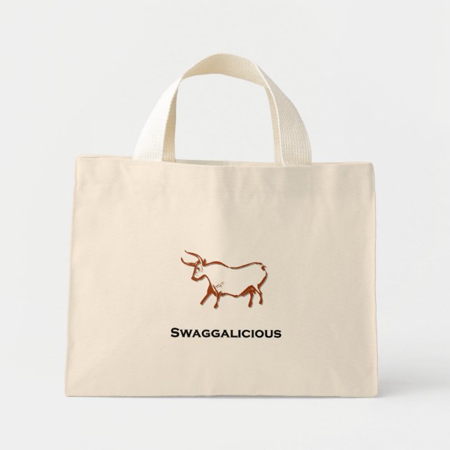Bull swaggalicious mini tote bag (Front)