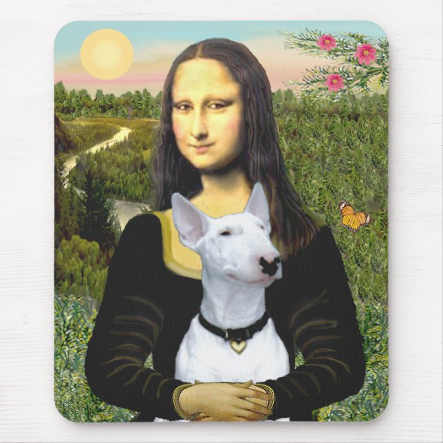 Bull Terrier 1 - Mona Lisa Mouse Pad (Front)