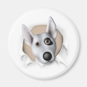 Bull Terrier (American) Busting Out Magnet