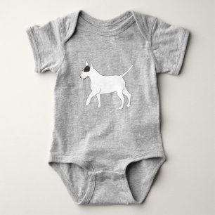 Bull Terrier Baby Bodysuit