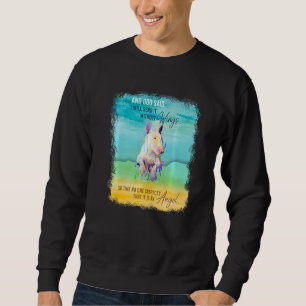 Bull Terrier Birthday For Kids Teen Love Bull Ter Sweatshirt