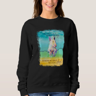 Bull Terrier  Birthday For Kids Teen Love Bull Ter Sweatshirt