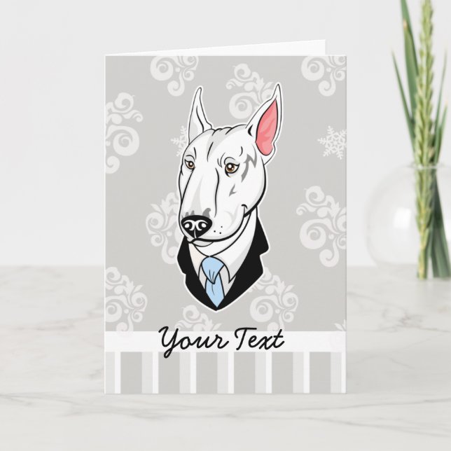 Bull terrier Card (Front)