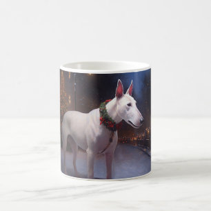 Bull Terrier Christmas Festive Season Coffee Mug