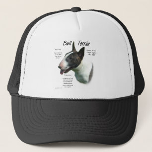 Bull Terrier (coloured) History Design Trucker Hat