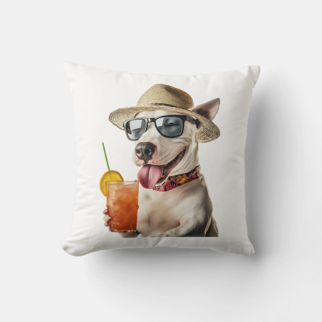 Bull Terrier Copy Cushion (Front)