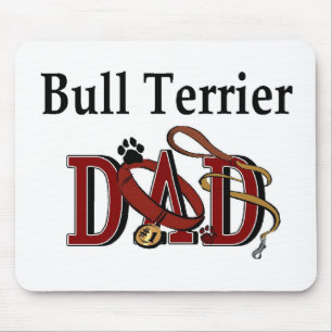 Bull Terrier DAD Mouse Pad