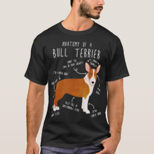 Bull Terrier Dog Anatomy 2 T-Shirt