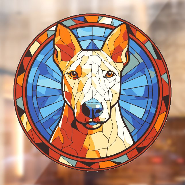 Bull Terrier Dog Breed Faux Stained Glass Pet (Sheet 2)