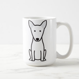 Bull Terrier Dog Cartoon Coffee Mug