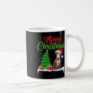 Bull Terrier Dog Christmas Tree Lights Funny Xmas  Coffee Mug