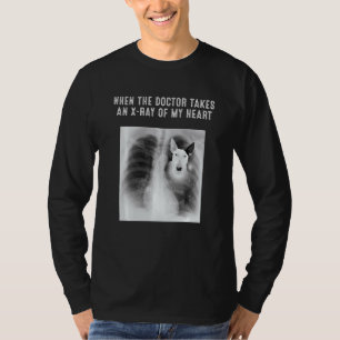 Bull Terrier Dog Doctor Takes An X Ray Of My Heart T-Shirt