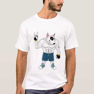 bull terrier dog fight T-Shirt
