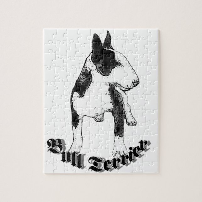 Bull Terrier dog Jigsaw Puzzle (Vertical)