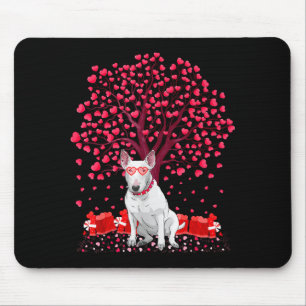 Bull Terrier Dog Lover Funny Bull Terrier Valentin Mouse Pad