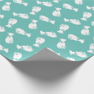 Bull Terrier Dog Puppy Wrapping Paper