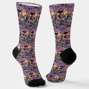 Bull Terrier Dog Valentine's Day Socks