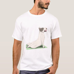 Bull Terrier Dog Yoga Pose Meditation Zen Workout T-Shirt