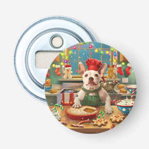 Bull Terrier Holiday Baking: Festive Christmas Bottle Opener