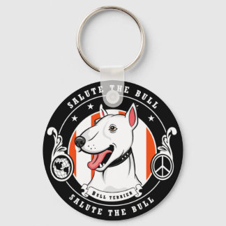 Bull Terrier keychain