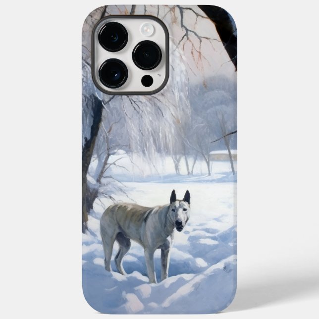 Bull Terrier Let It Snow Christmas  Case-Mate iPhone Case (Back)