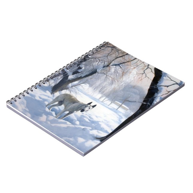 Bull Terrier Let It Snow Christmas  Notebook (Left Side)