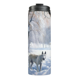 Bull Terrier Let It Snow Christmas  Thermal Tumbler