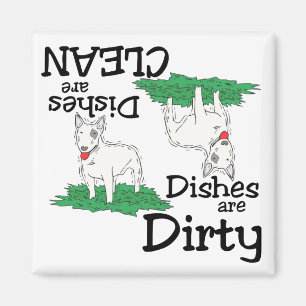 Bull Terrier Lovers Dishwasher Magnet
