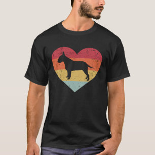 Bull Terrier Men Women  Bull Terrier Dog Heart Vin T-Shirt