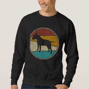 Bull Terrier   Men Women Bull Terrier Dog Retro Sweatshirt