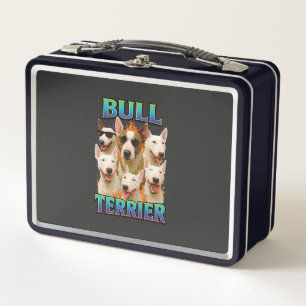 Bull Terrier Metal Lunch Box