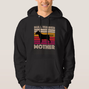 Bull Terrier Mother Vintage Dog   Bull Terrier Mom Hoodie