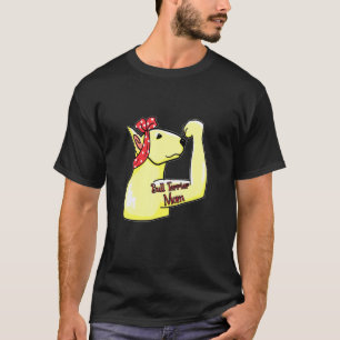 Bull Terrier Mum Tattoo Bully Mum Dog Owner Mother T-Shirt