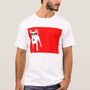 Bull Terrier Nerd T-Shirt
