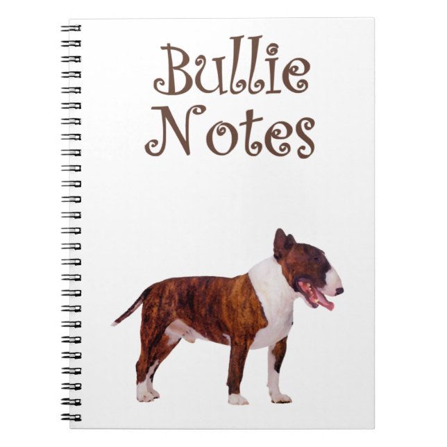 Bull Terrier Notebook (Front)