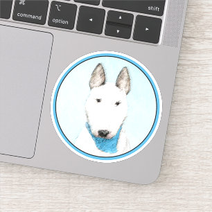 Bull Terrier Painting - Cute Original Dog Art