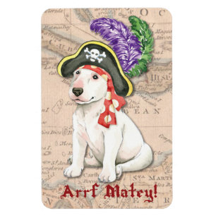 Bull Terrier Pirate Magnet